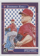2021 Panini Donruss Diamond Kings Independence Day Jack Flaherty #22 0fv0