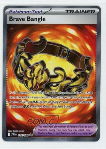 Brave Bangle Ultra Rare Pokemon Mega Evolution Pitch Black PBL #104