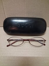 GUCCI Vintage Womens Eyeglasses GG1665 613 Brown 49-18-130 With Case
