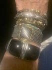 6 Piece Bangle Bracelet Set Vintage to Now Gold & Silver Tone Costume Jewelry