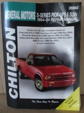 CHILTON 28862 1994-2004 GENERAL MOTORS S-SERIES PICK-UPS & SUV REPAIR MANUAL
