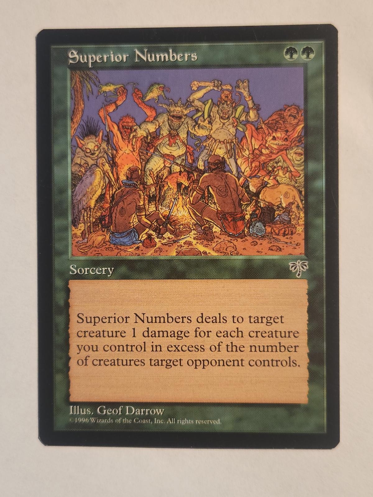 Superior Numbers Mirage Magic: The Gathering Uncommon LP