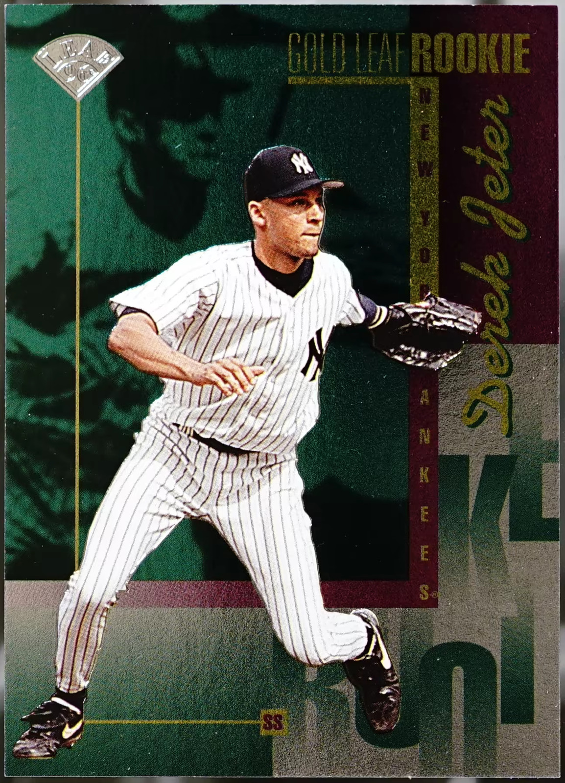 1996 Leaf #211 Derek Jeter Baseball PR