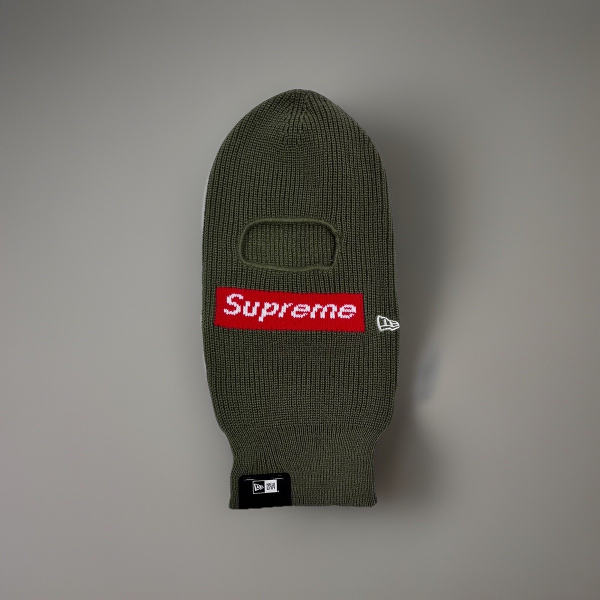 SUPREME NEW ERA LOGO KHAKI BALACLAVA ONE-SIZE | eBay