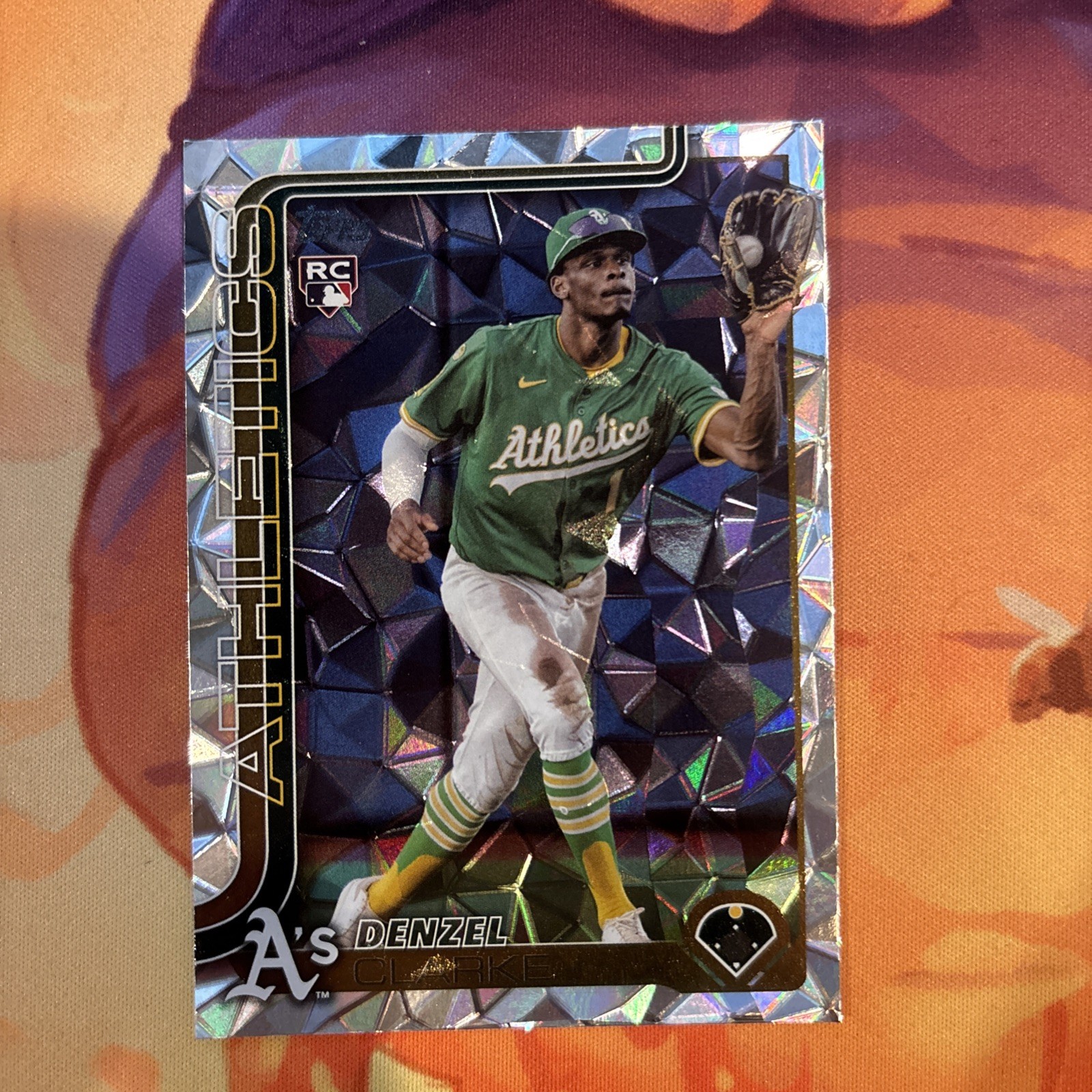 2025 Topps Update - Denzel Clarke RC Diamante Parallel Athletics #US14