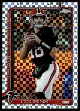 2025 Topps Chrome Xfractor Kirk Cousins Xfractor Atlanta Falcons #13