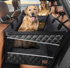Hard Bottom Dog Cat Car Seat for Large/Medium Pet Booster Back Seat Extender