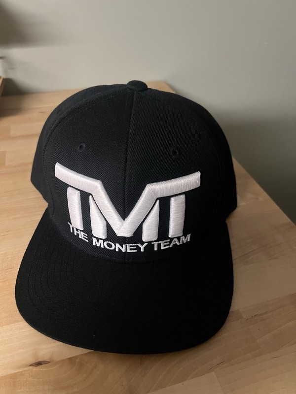 THE MONEY TEAM TMT FLOYD MAYWEATHER JR BOXING SNAPBACK HAT BLACK BNWOT