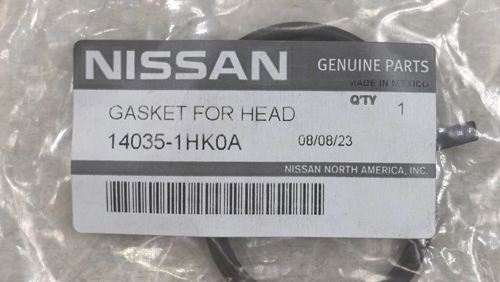 Junta colector de admisión de motor OEM 140351HK0A nueva para Nissan Versa 1,6 L 2012-2019 Foto 2 de 4
