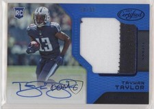 2017 Certified Freshman Fabric Signatures Mirror Blue /50 Taywan Taylor Auto 7l6