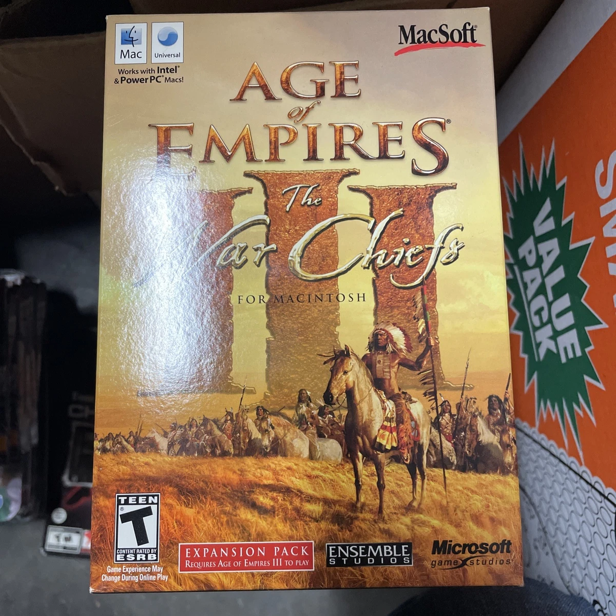 Age of Empires III + Extension The War Chiefs - PC - Jeu Occasion Pas Cher