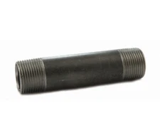 CHARMAN 362346 Nipple 1-1/2" x 2-1/2" Black Steel Lead-Free Pipe Connection
