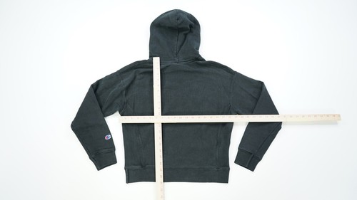 Rare Vintage CHAMPION C Crest Signature Spell Out Hoodie Sweatshirt 90s Youth S - Picture 6 of 9