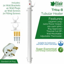 Low Energy Built-In Thermostat Tubular Tube Heater for Home/Greenhouse/Bathroom
