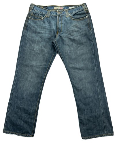Caffeine NYC Midtown straight fit jeans mens 38 X 32 NYC street punk urban