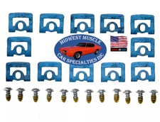 Front Windshield Glass Trim Molding Clips Reveal Fits 1970 Cuda Barracuda B39