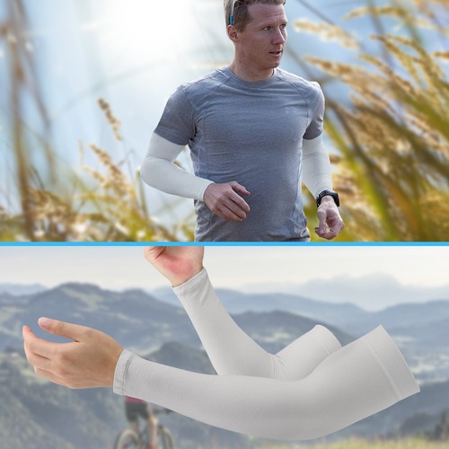 Manga de brazo seda hielo protección UV ciclismo verano secado rápido cubierta deportes al aire libre - Imagen 104 de 112
