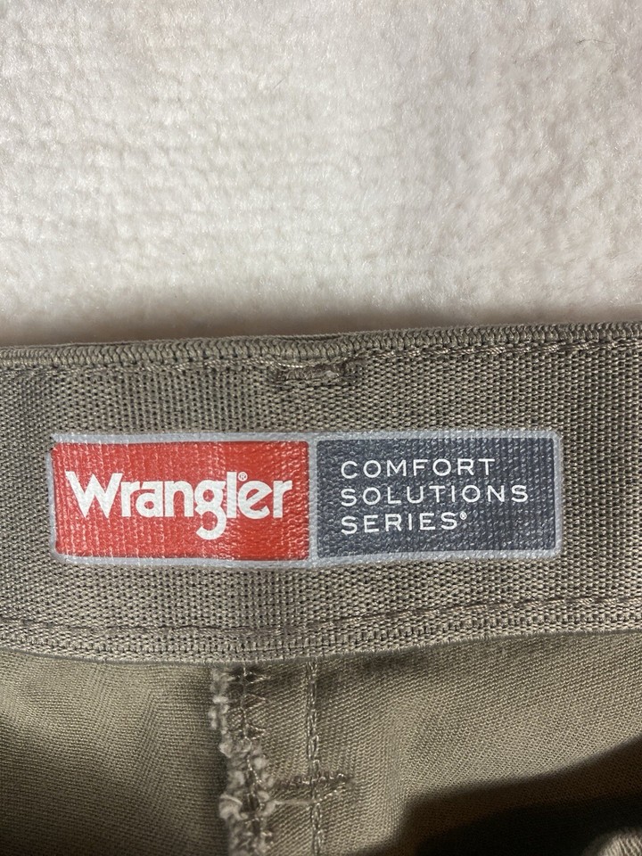 Wrangler Men’s Pants Size 38 X 32 Brown Comfort Solutions Series