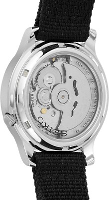 Seiko 5 SNK809 Sports Men's Watch Automatic Stainless Steel Nylon