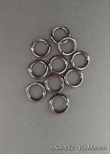 SNAPEEZ® II ULTRAPLATE® Blackjack Jump Ring 10mm (10 Pk). Made in USA.