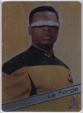 STAR TREK 50TH ANNIVERSARY M17 LEVAR BURTON AS GEORDI LA FORGE METAL INSERT