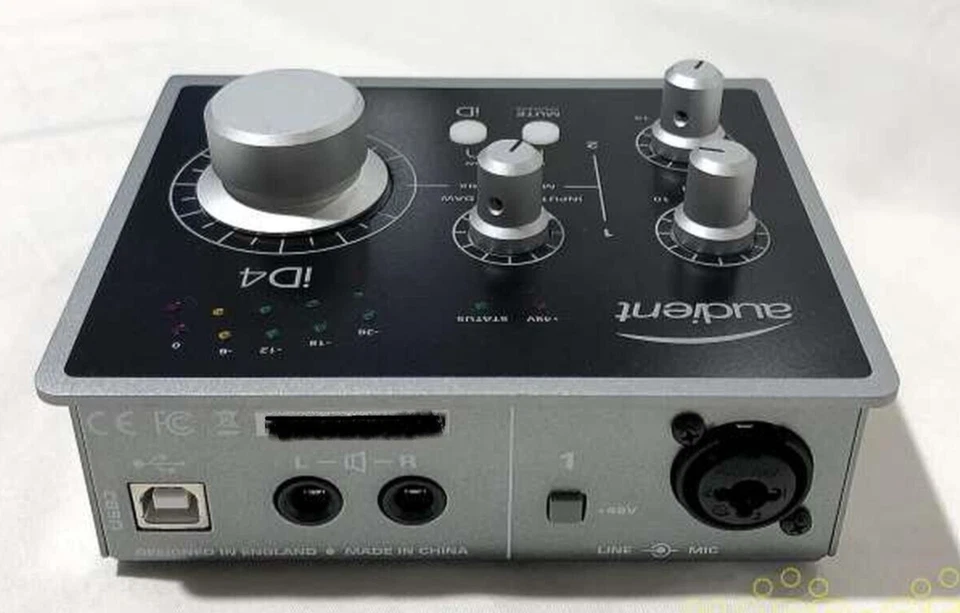 Audient iD4 Audio Interface USB2.0 1-in 24 bit 96kHz AD / DA converter USED - Image 3 of 4