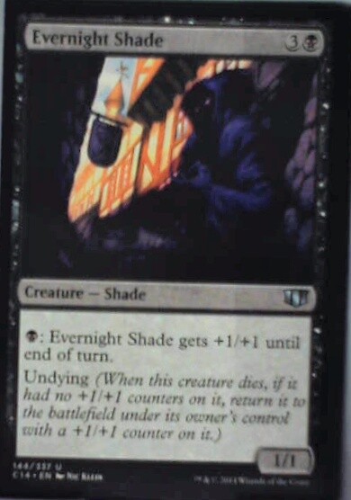 Evernight Shade - Commander 2014: #144, Magic: The Gathering Nm R160