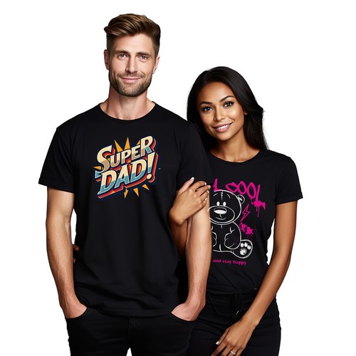 "Super Dad" T-shirt: Funny and Heroic Gift for Fathers - 100% Cotton, Unisex Des - Picture 10 of 46