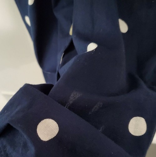 Japna polka Dot Vintage Style Retro Pinup Midi Dress with buttons size Small - Picture 3 of 8