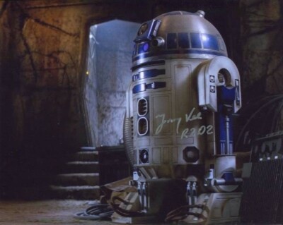 その他 Star Wars Last Jedi Jimmy Vee Auto R2-D2 Jimmy Vee Hand Signed 8 x 10 Photo Autograph R2-D2 Star Wars: The