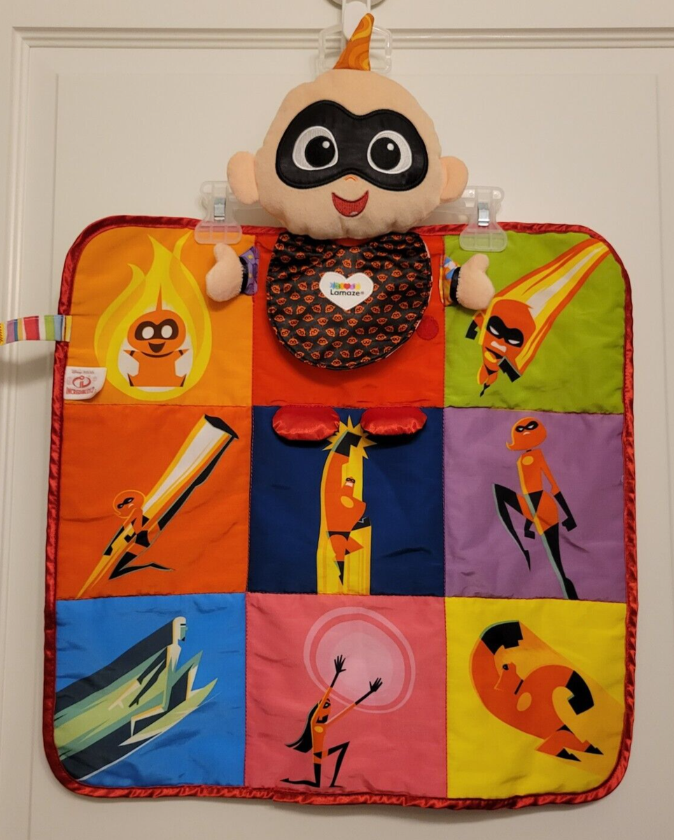 Incredibles Jack Jack Baby Play Mat Lovey Plush Rattle Toy Lamaze