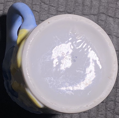 JSNY Taiwan Vintage Keramik Straußen Tier kleine Tasse Tasse kostenloser Versand - Bild 14 von 14