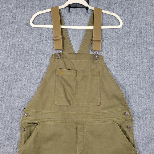 REI Co-op 158076 Green Womens Trailsmith Bib Overalls Double Knee SIZE 14 - Picture 5 of 19