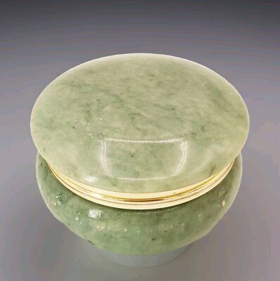 ビンテージ GENUINE ALABASTER イタリア製 ジュエリーボックス Vintage Hand Carved Genuine Alabaster Jewelry Box, Made in