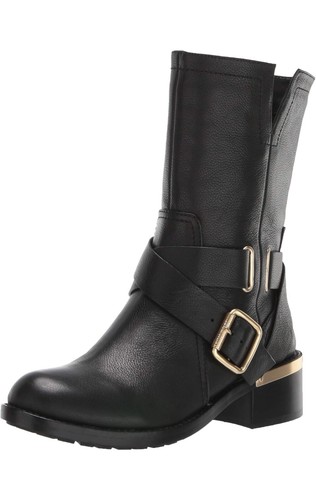 Nuevas Botas de Moto Vince Camuto Wethima Cuero Negras Talla 5.5 - Imagen 15 de 18