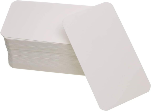 100 Pcs Mini Paper Blank Gift Notes Cards DIY Craft Small Word Business Message