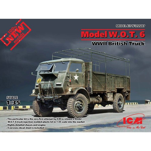 ICM 35507 Plastic model Truck kit Scale 1:35 Model W.O.T. 6 - modelling kit - Picture 18 of 24