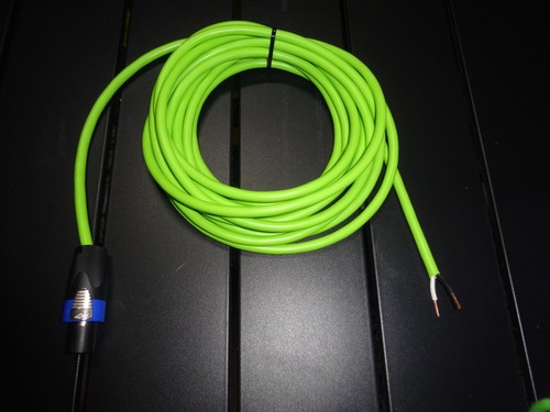 20 ft - Speakon to Bare Wire OFC Copper 16AWG Pro Audio PA DJ Speaker Cable Cord - Picture 5 of 9