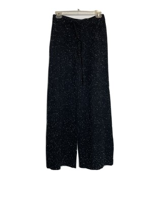 Lou & Grey Lounge Pants Wide Leg Soft Knit Palazzo Drawstring Loose Fit Small | eBay