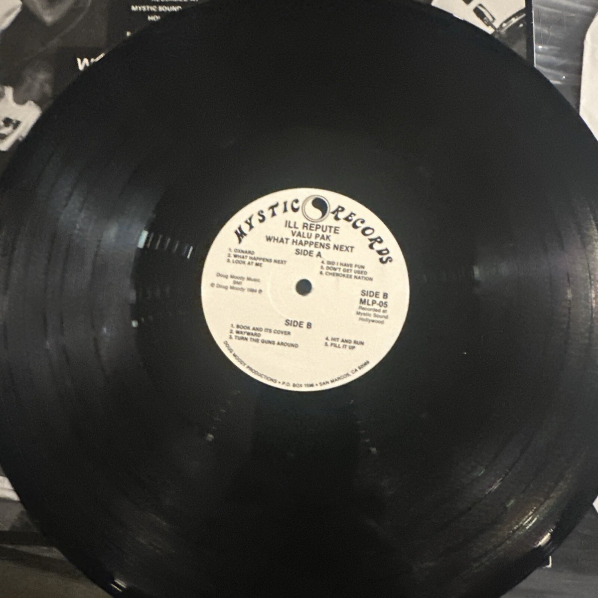 Ill Repute – What Happens Next LP 1984 Mystic Records – MLP