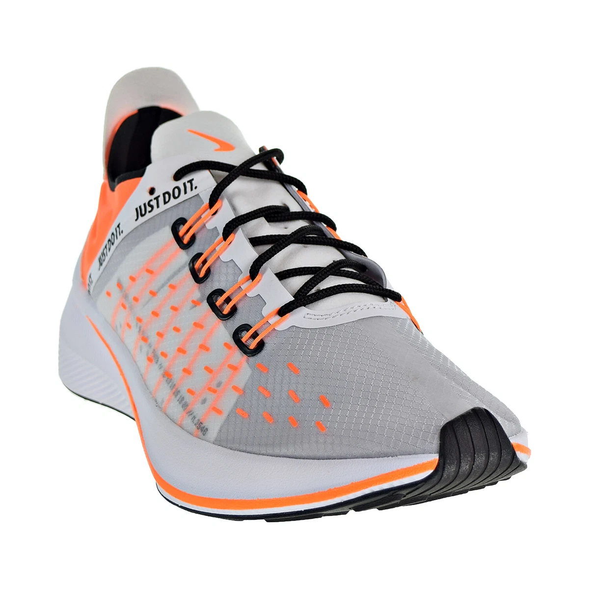 Chaussures pour hommes Nike EXP X14 SE Just Do It blanc orange total noir AO