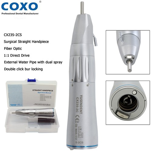 COXO Dental Surgical Handpiece 1:1 Implant Straight Handpiece 20 Degree Angle - Picture 46 of 77