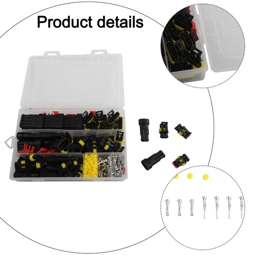 Effortless Connection with 352Pcs Waterproof Electrical Wire Connector Kit 12V - Picture 3 of 12