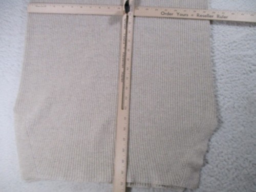 OuterKnown Sweater Women Medium Beige Organic Cotton Linen Lagenlook Coastal Y2K - Picture 6 of 8