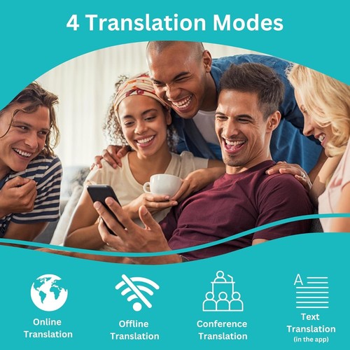 Enence Muama PRO Smart Instant Real Time Voice Languages Translator Portable - Picture 6 of 14
