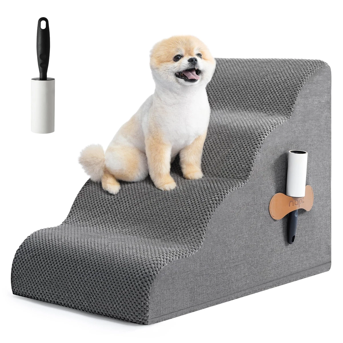 Foam dog steps for bed top