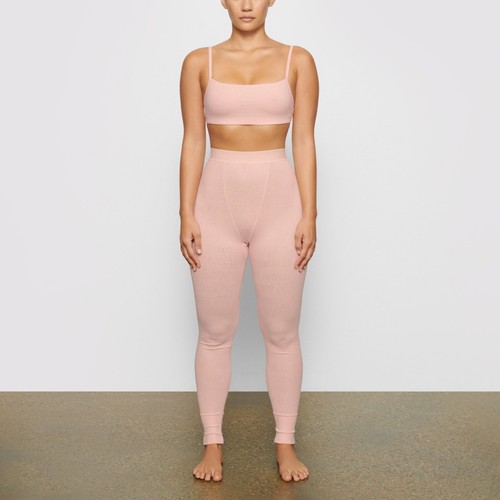SKIMS Logo Pointelle Leggings Quartz 2X - Picture 12 of 12