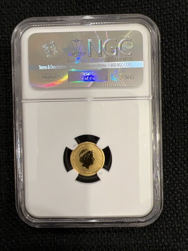 2016 1/20 oz Gold Lunar Series II $5 Monkey NGC MS70 Lunar Label - Picture 2 of 2