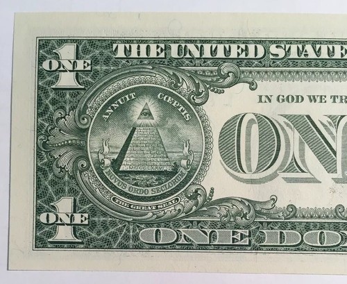 Uncirculated 2006 $1.00 FRN FANCY BINARY SERIAL NUMBER L71771117G - Imagen 6 de 7