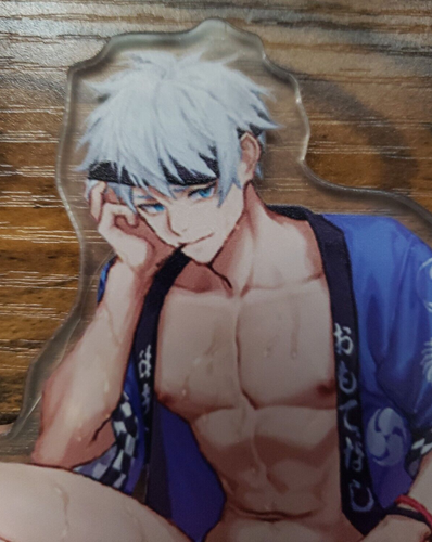 Jujutsu Kaisen Gojo Satoru Fan Service Onsen Theme Acrylic Anime Stand 5" - 第 1/6 張圖片